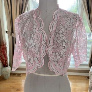 Lace bolero jacket